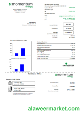 Momentum Energy utility business bill,  SCR